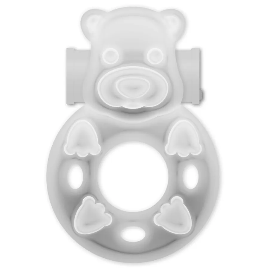 CASUAL LOVE - 26 ANNEAU DE VIBRATEUR TRANSPARENT BUNNY