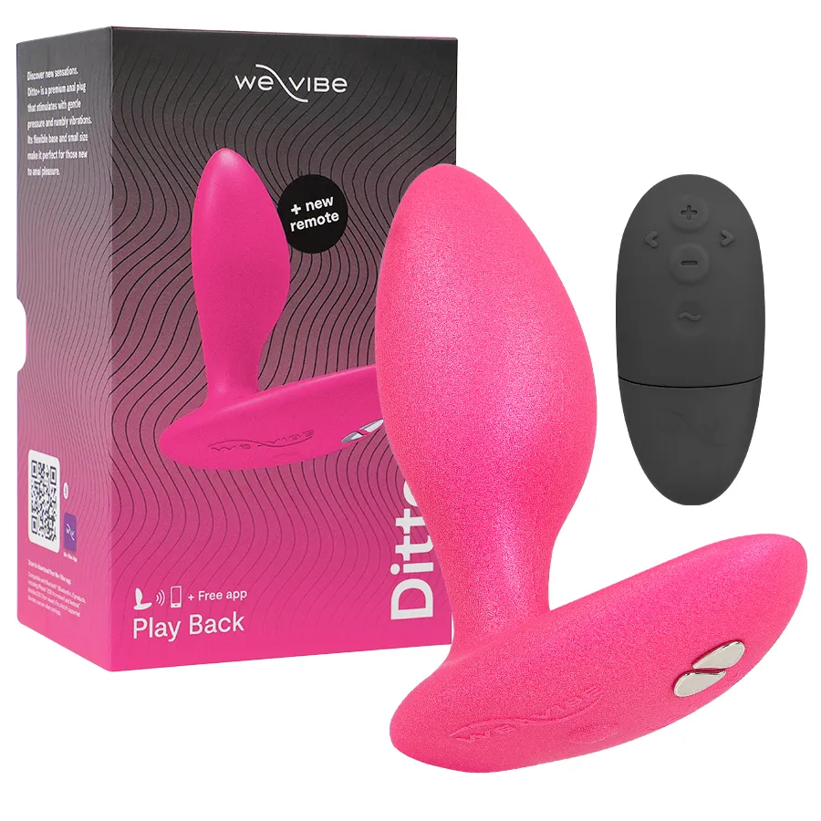 WE-VIBE - DITTO+ VIBRATEUR ANAL PLUG ROSE