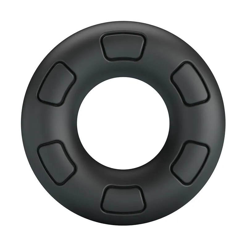 CRAZY BULL - ANNEAU PÉNAL EN SILICONE SUPER DOUX BERTRAM NOIR