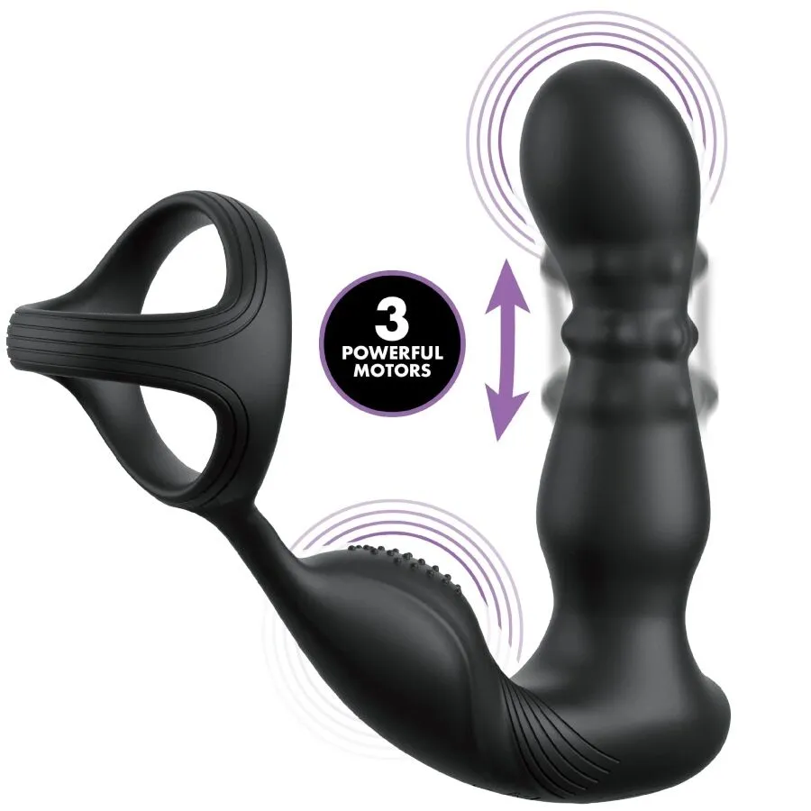 ANAL FANTASY ELITE COLLECTION - ANNEAU ANAL VIBRANT ET MASSEUR AVEC TÉLÉCOMMANDE