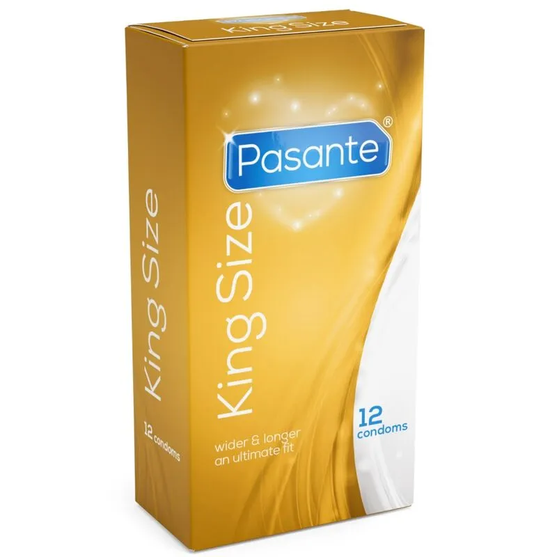 PASANTE - LES PRÉSERVATIFS KING MS LONG ET LARGEUR 12 UNITÉS