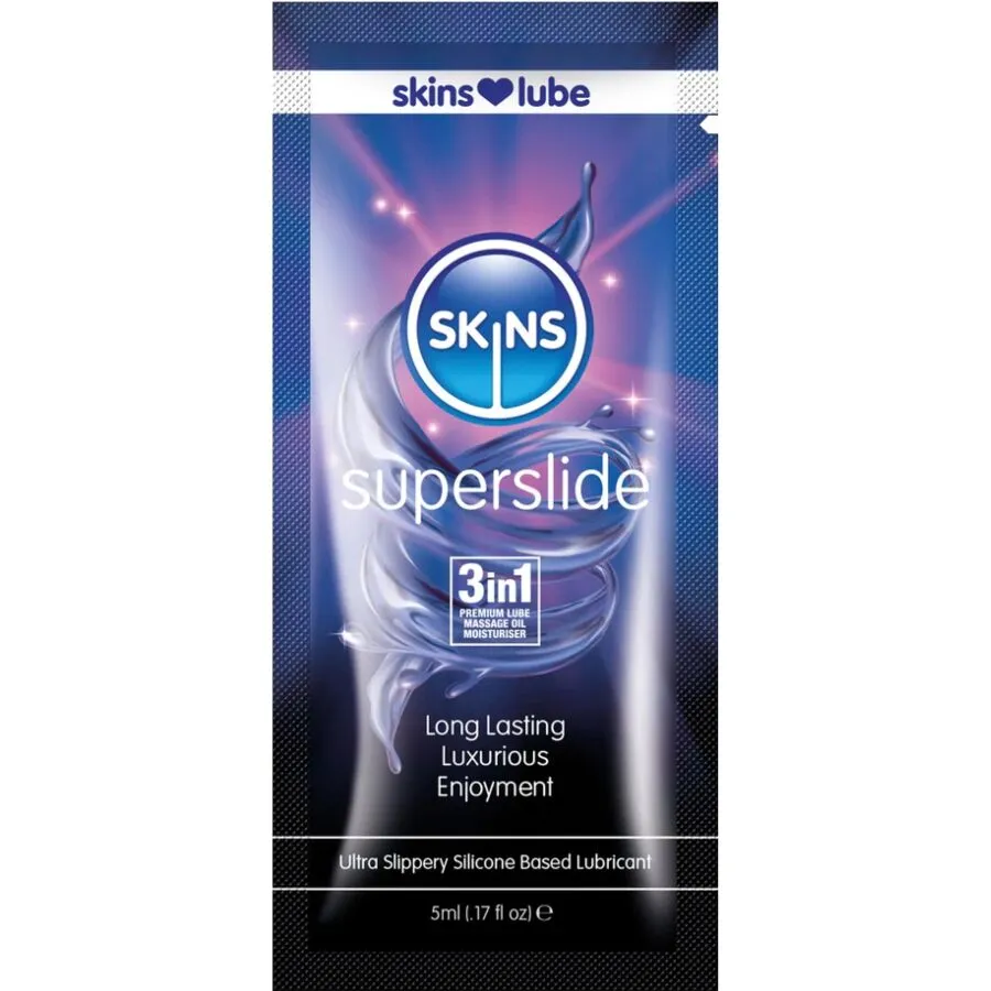 SKINS - SUPERSLIDE LUBRIFIANT À BASE DE SILICONE DOSE UNIQUE 5 ML