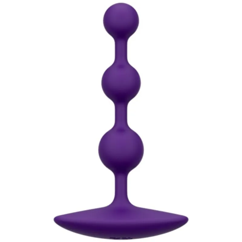 ROMP - AMP PERLES ANALES EN SILICONE FLEXIBLE VIOLETTES 12,5 CM