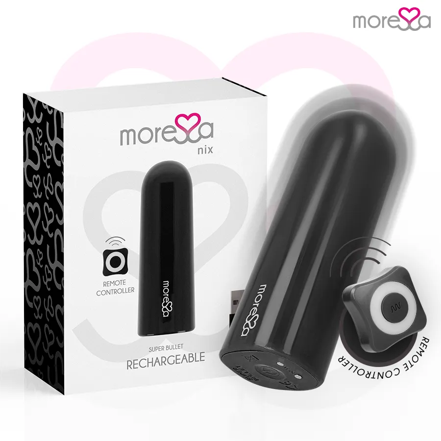 MORESSA - NIX VIBRATEUR TÉLÉCOMMANDE NOIR