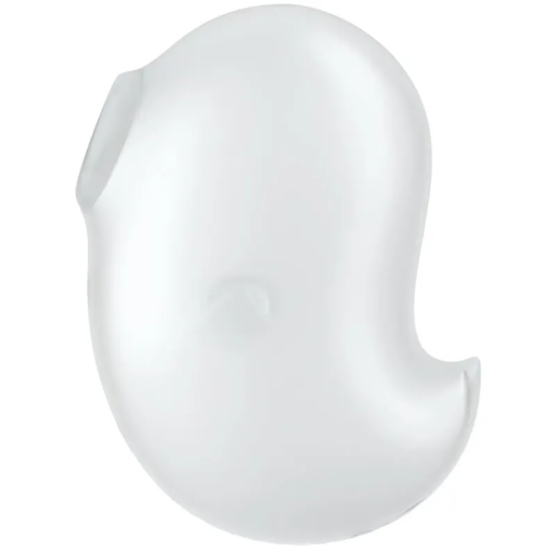 SATISFYER - CUTIE GHOST VIBRATEUR  POSER BLANC
