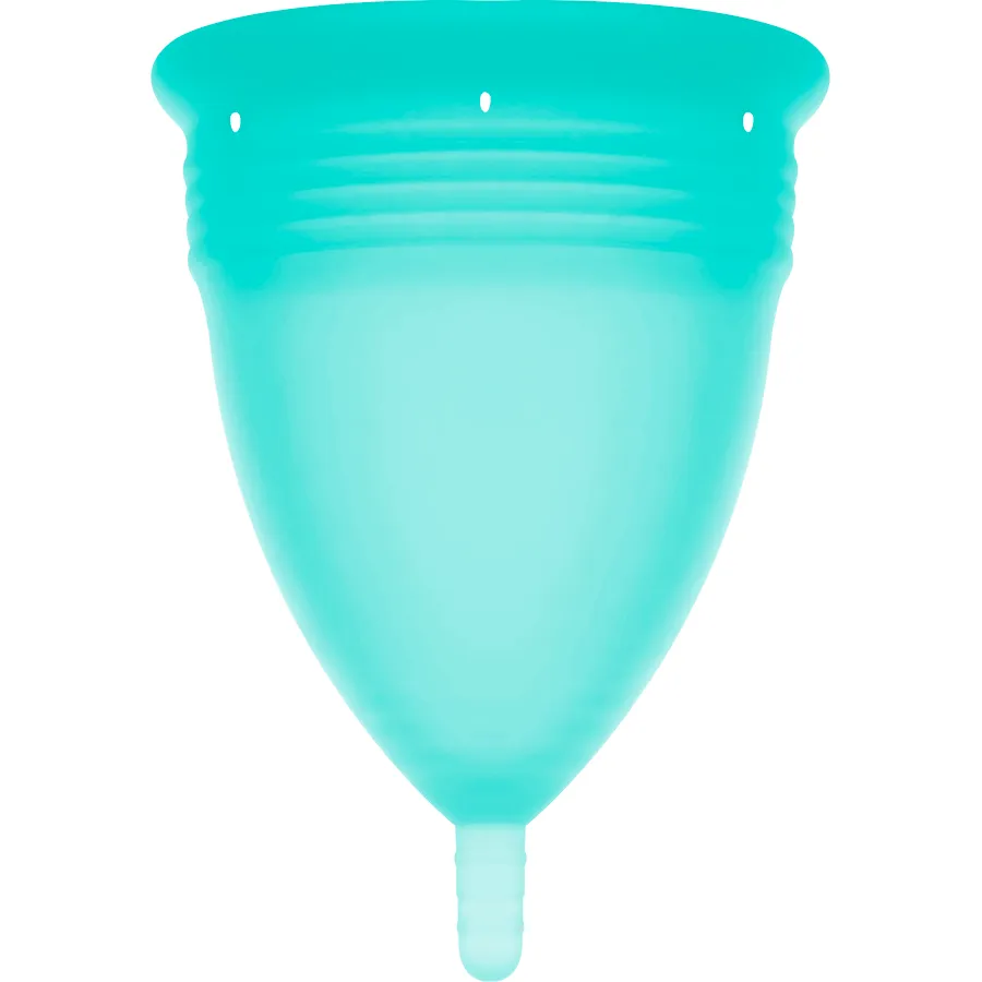 STERCUP - COUPE MENSTRUELLE EN SILICONE FDA AIGUE-MARINE - TAILLE S