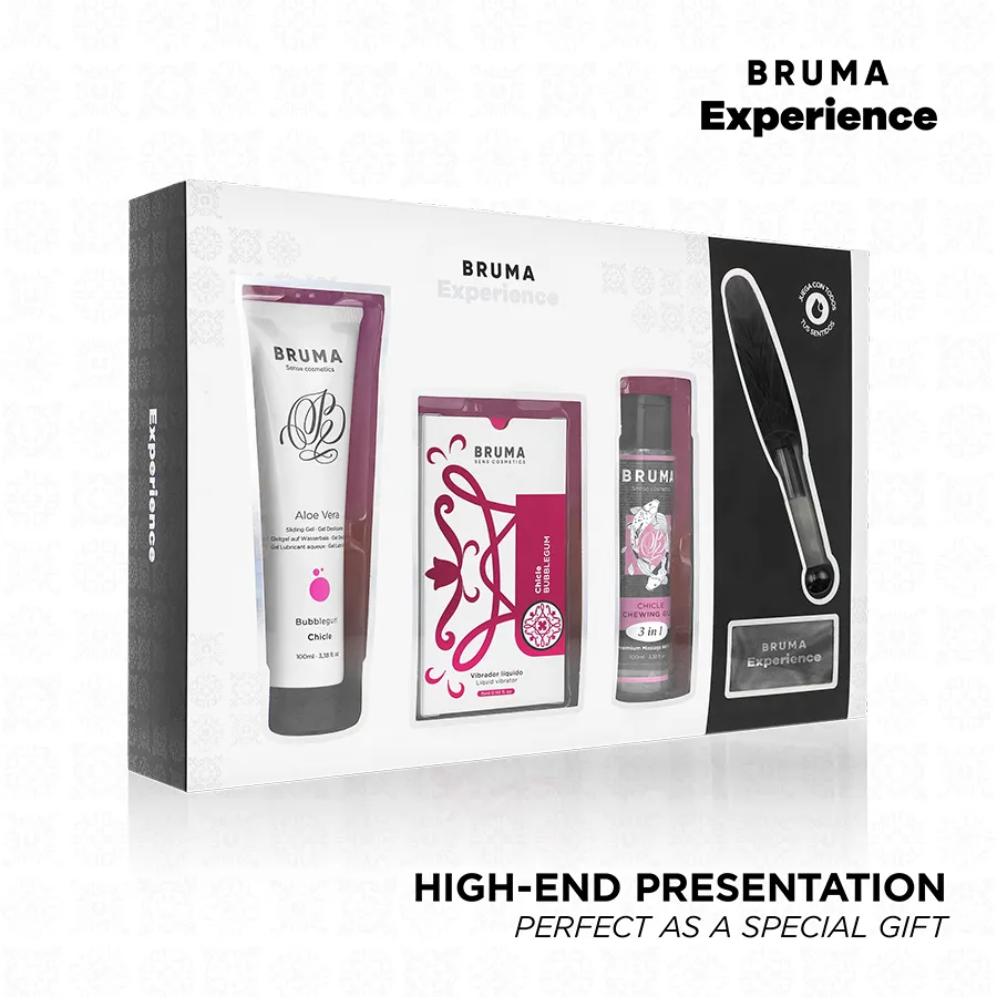 BRUMA XPERIENCE - KIT TENTATION DE GOMME SUCRÉE VIBRO-ORGASMIQUE