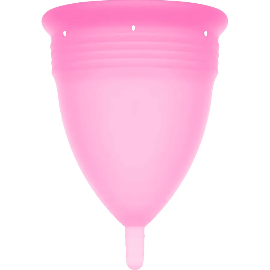 STERCUP - COUPE MENSTRUELLE EN SILICONE FDA ROSE - TAILLE L