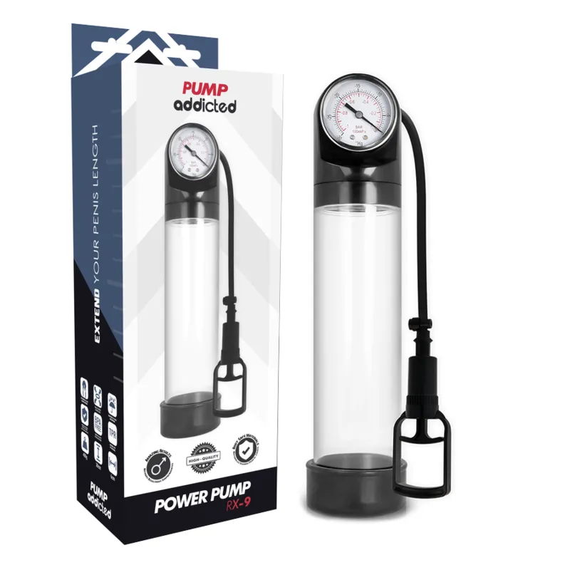 PUMP ADDICTED - POMPE D'ÉRECTION TRANSPARENTE RX9