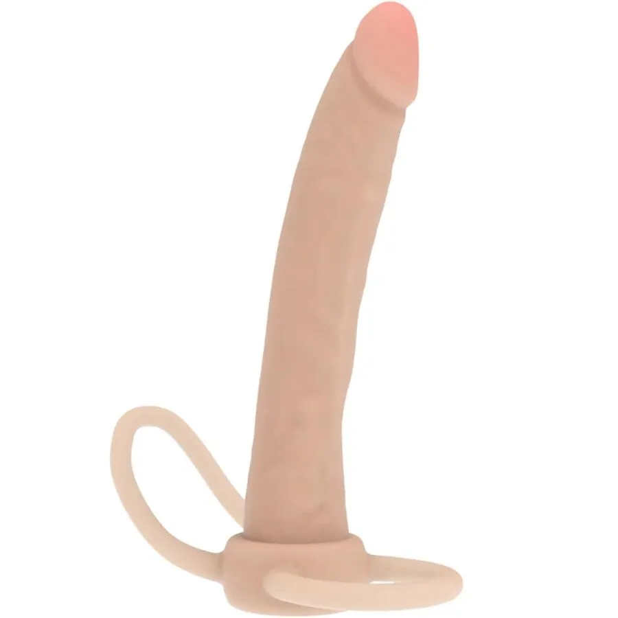 GET REAL - PÉNÉTRATEUR ANAL EN SILICONE DOUBLE TROUBLE 16 CM