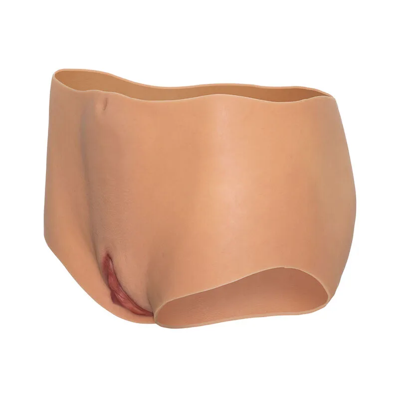 DÉSIR CACHÉ - ALTER EGO VAGIN ET FESSES OUVERTS CULOTTE TAILLE MOYENNE CHAIR