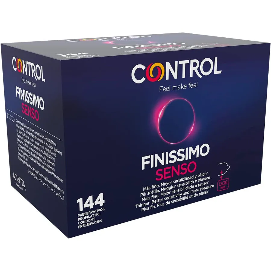 CONTROL - PRÉSERVATIFS FINISSIMO SENSO 144 UNITÉS
