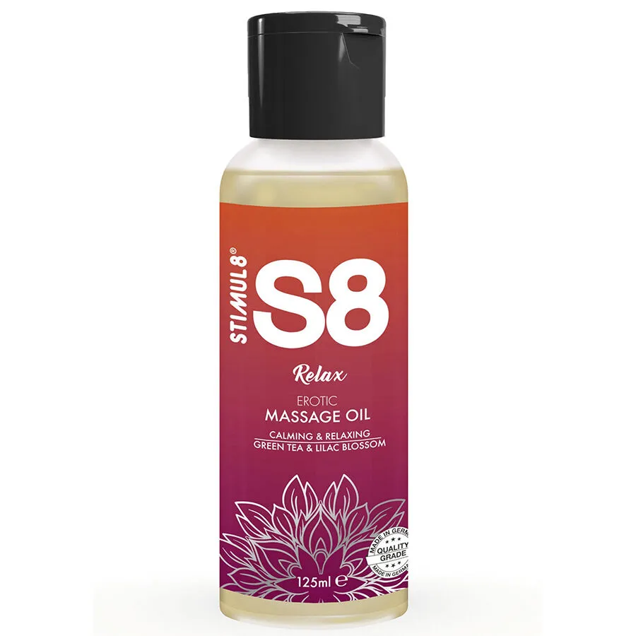 STIMUL8 - S8 RELAX HUILE DE MASSAGE AU THÉ VERT 125 ML