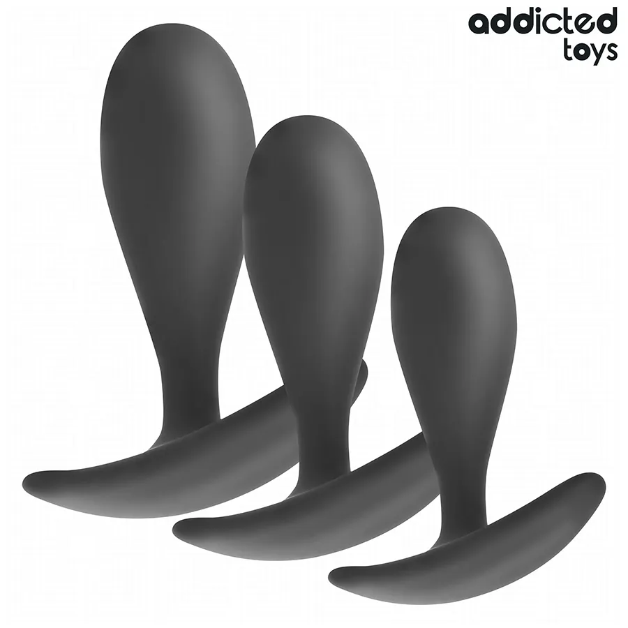 ADDICTED TOYS - LOT DE 3 PLUG ANAL MODÈLE 2