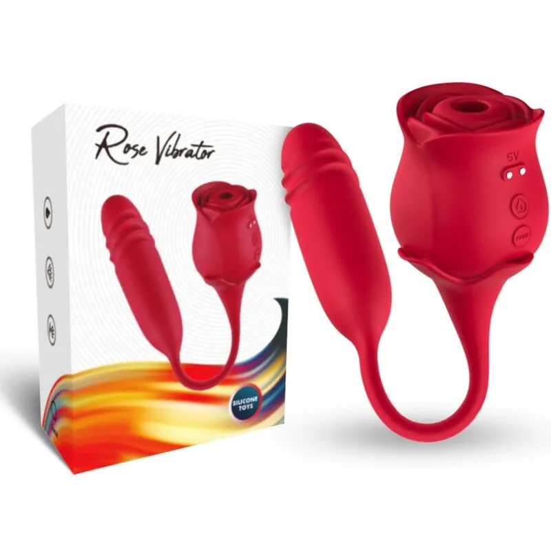 ARMONY - ROSEKNIGTH ASPIRATEUR DE CLITORIS ET VIBRATEUR ROUGE