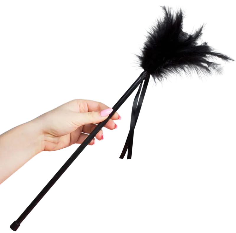 SECRETPLAY - PLUMES NOIRES 40 CM