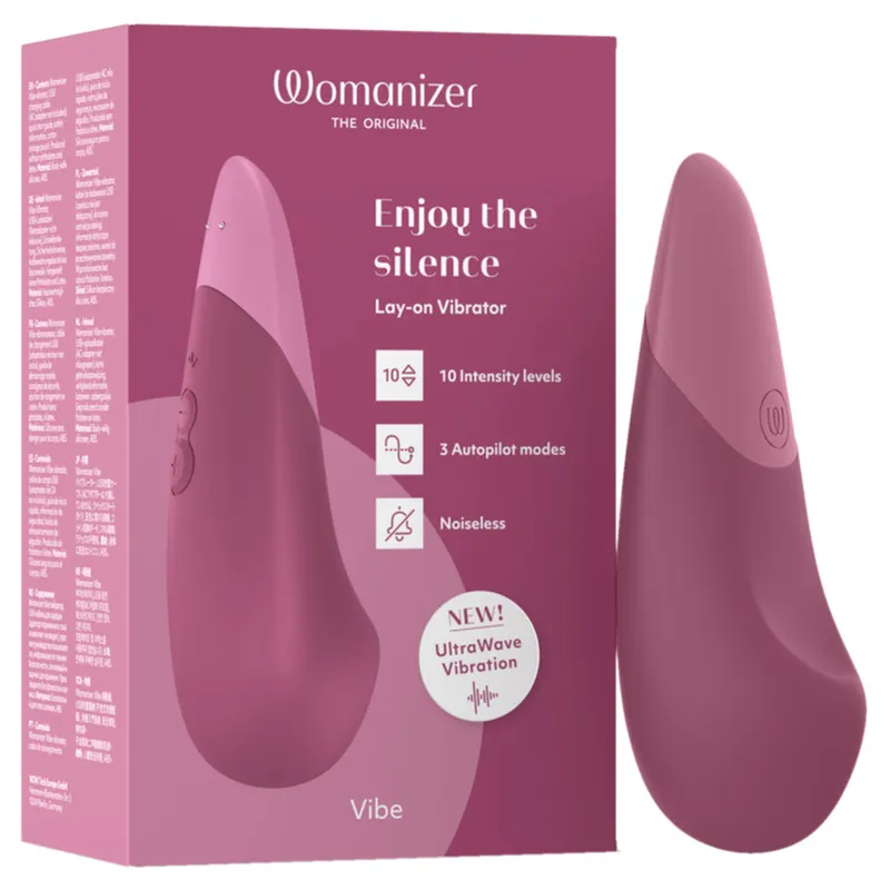 WOMANIZER - VIBRATEUR SILENCIEUX VIBE LAY-ON ROSE FOYER