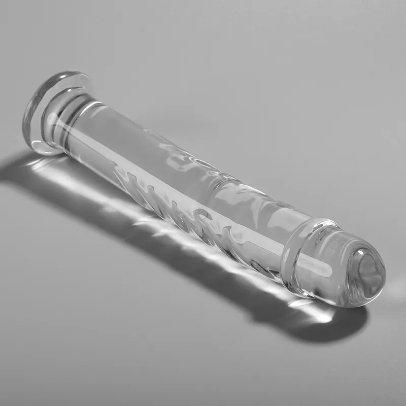 NEBULA SERIES BY IBIZA - MODÈLE 16 GODE EN VERRE BOROSILICATE CLAIR 18.5 CM -O- 3 CM