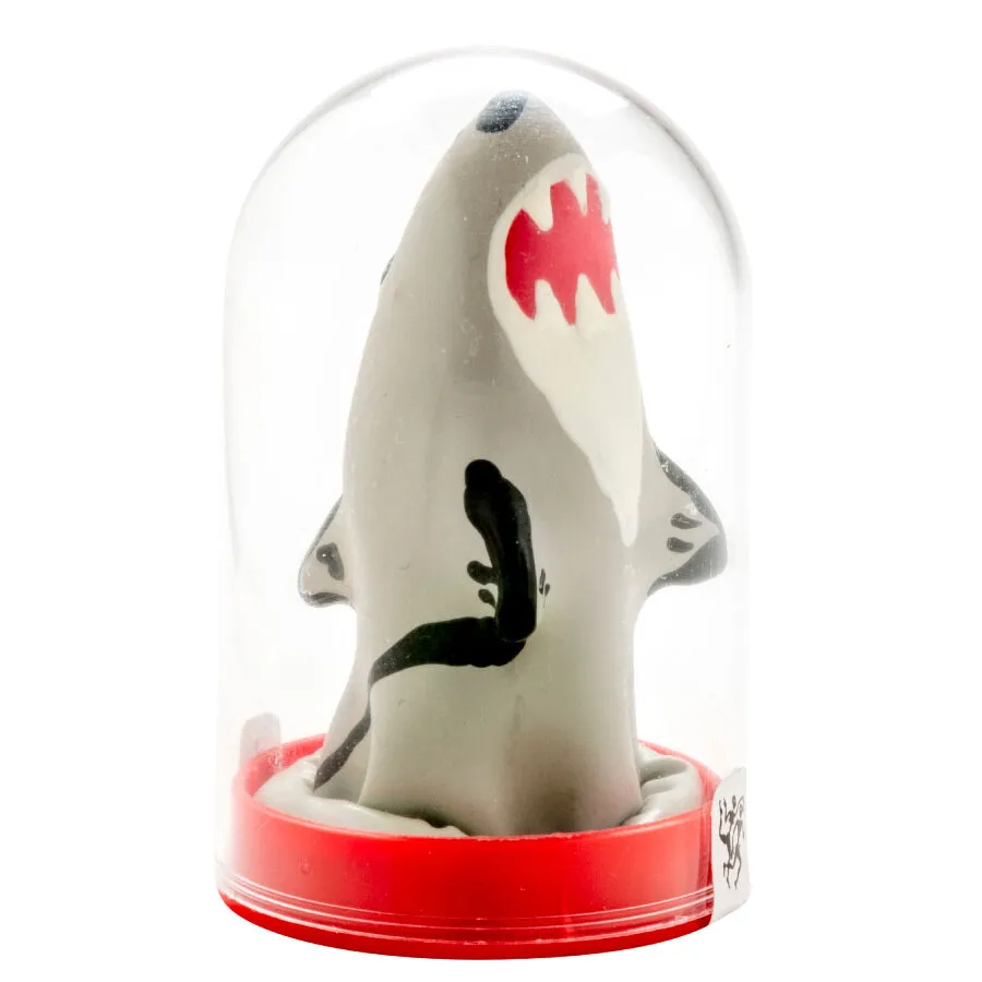 CONDOMERIE - PRÉSERVATIFS FANTAISIE PEINTS À LA MAIN MODÈLE REQUIN 1