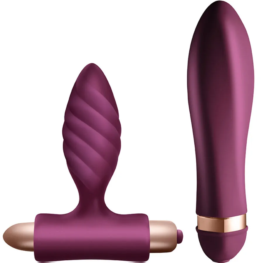 CLIMAXIMUM - KIT DESIRE VIBRATEUR TORSADÉ + PLUG ANAL