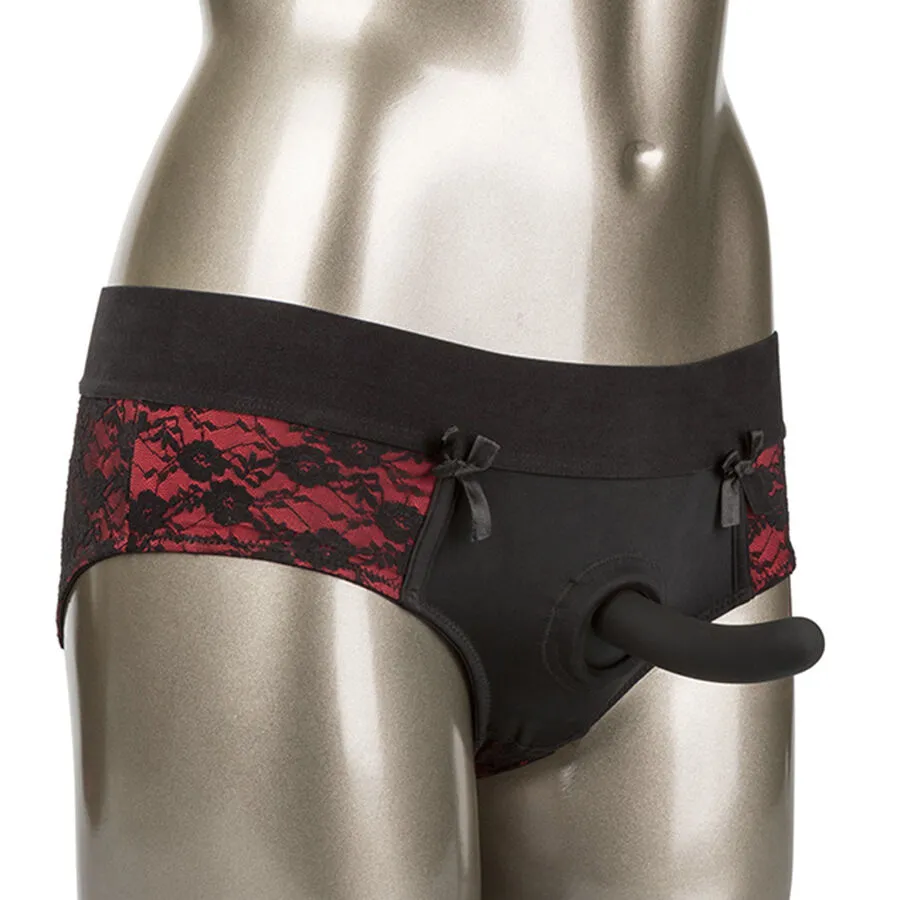 CALEXOTICS - SCANDAL ENSEMBLE CULOTTE SANS ENTREJAMBE AVEC GODE TAILLE S/M