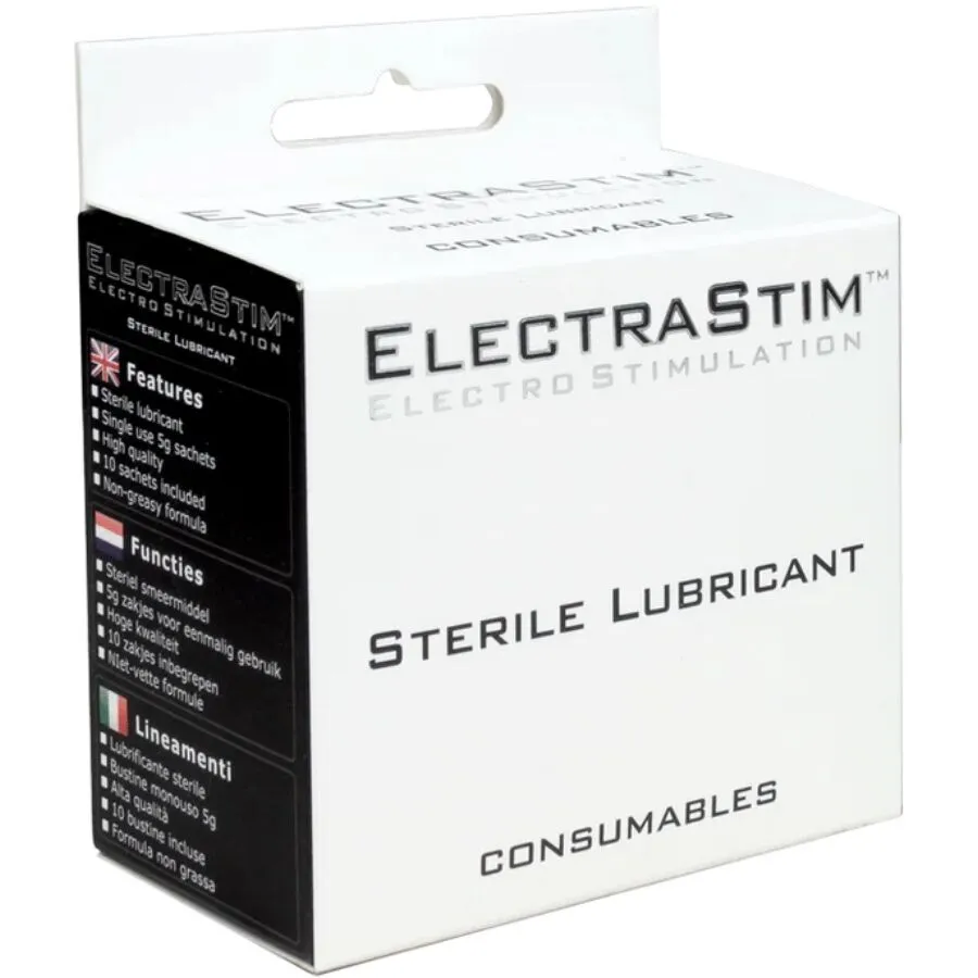 ELECTRASTIM - LUBRIFIANT STÉRILE 10 UNITÉS