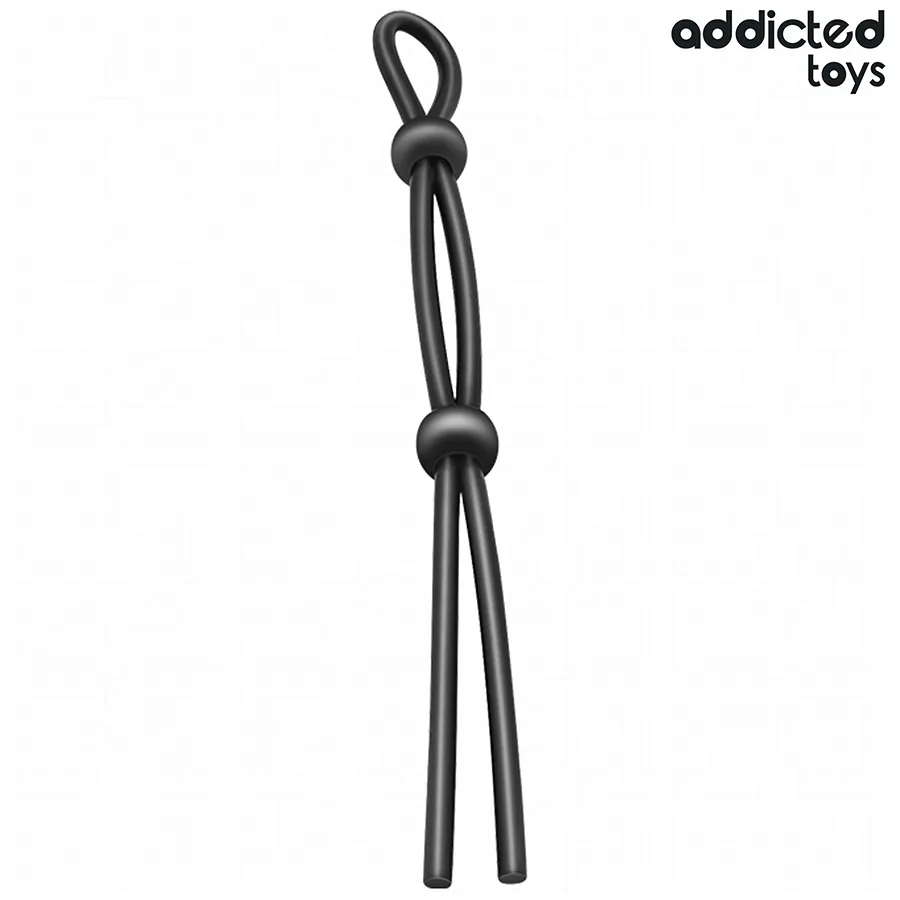 ADDICTED TOYS - CORDE EN SILICONE POUR LE PÉNIS À DOUBLE BOUCLE