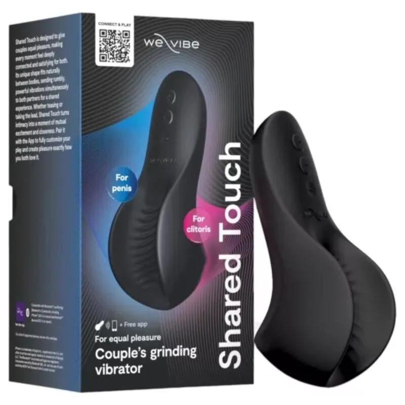 WE-VIBE - VIBRATEUR DOUBLE FACE POUR COUPLES À TOUCHER PARTAGÉ NOIR