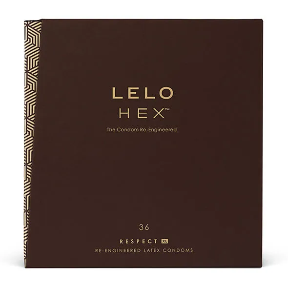 LELO - PRÉSERVATIFS HEX RESPECT XL 36 PACK