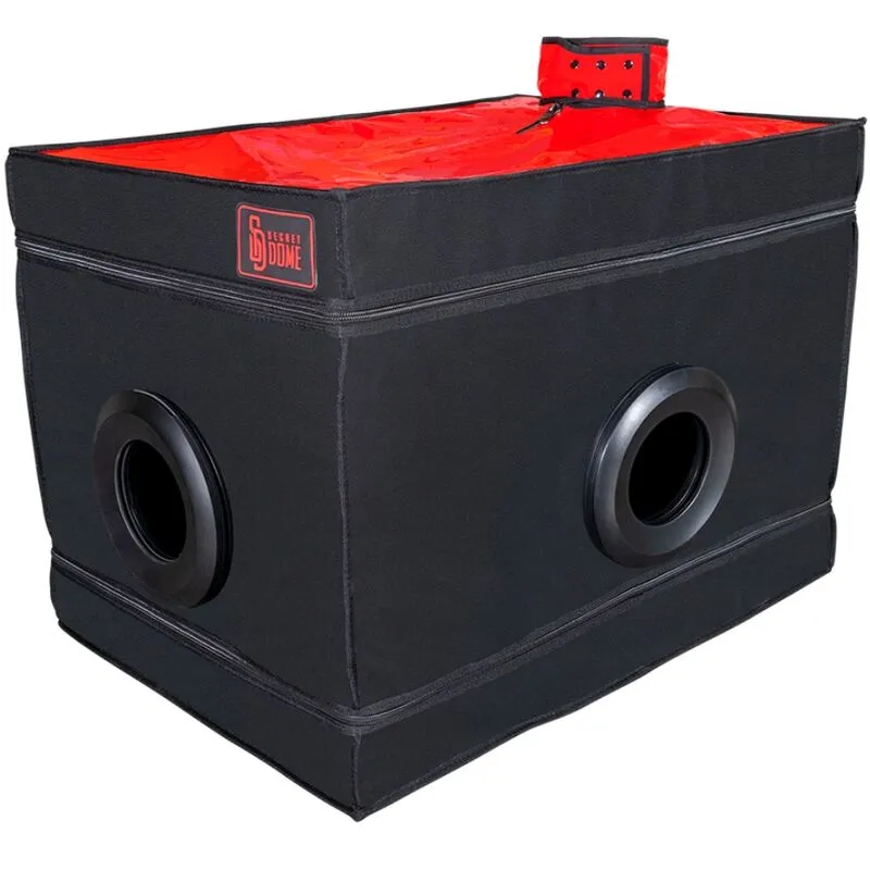 SECRET DOME - KINK CLUB LA NICHE CABINE NOIR ET ROUGE
