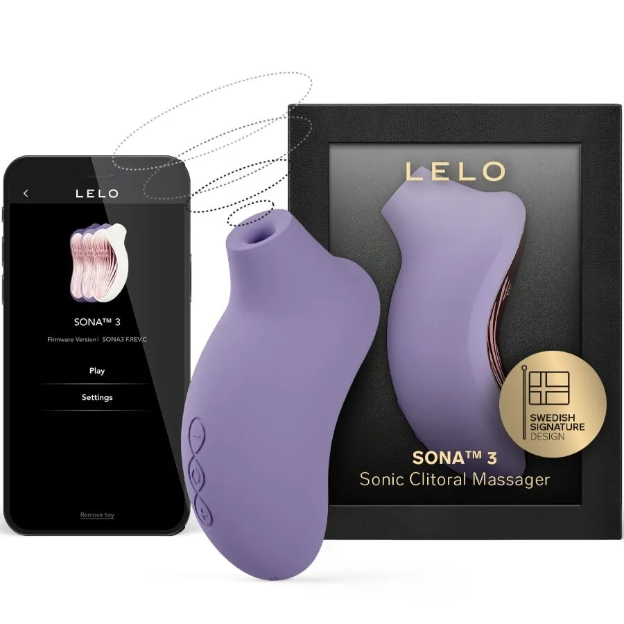 LELO - SONA 3 MASSEUR CLITORAL SONIQUE VIOLET DUSK