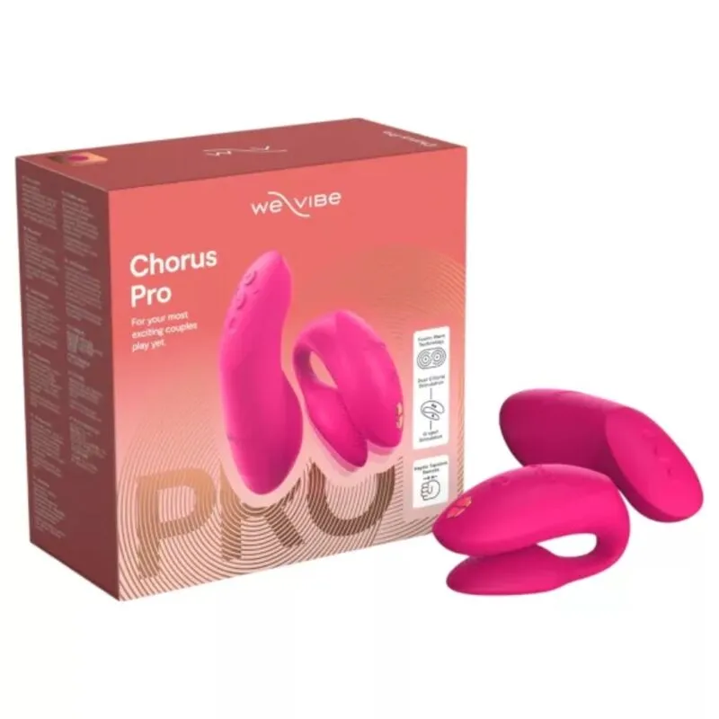 WE-VIBE - VIBRATEUR CHORUS PRO PREMIUM POUR COUPLES ROSE ÉLECTRIQUE