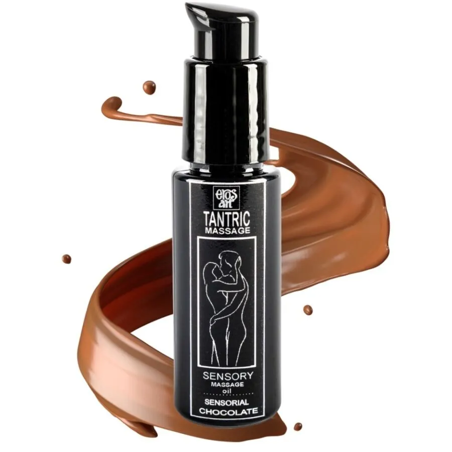 EROS-ART - HUILE DE MASSAGE TANTRIQUE NATURELLE ET APHRODISIAQUE AU CHOCOLAT 30 ML