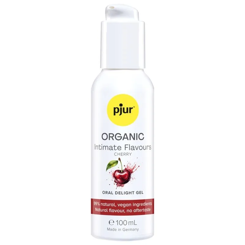 PJUR - GEL DÉLICIEUX ORAL BIO POUR LES AMOUREUX INTIMES À LA CERISE 100 ML