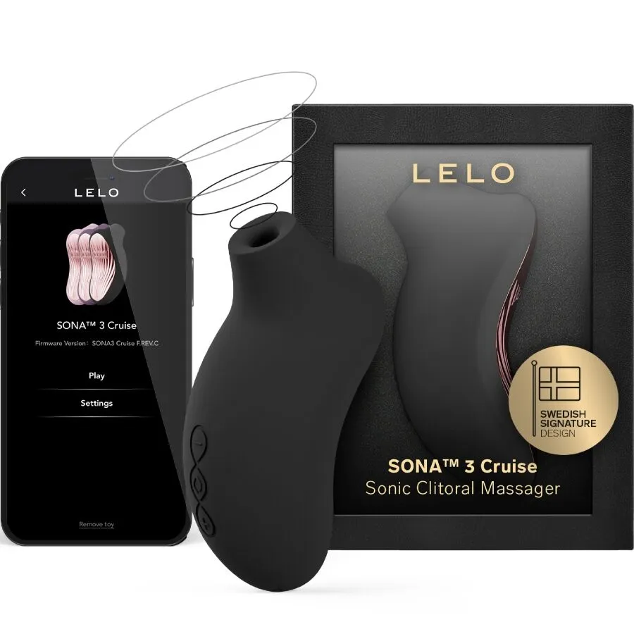 LELO - SONA 3 CRUISE MASSEUR CLITORAL SONIQUE NOIR
