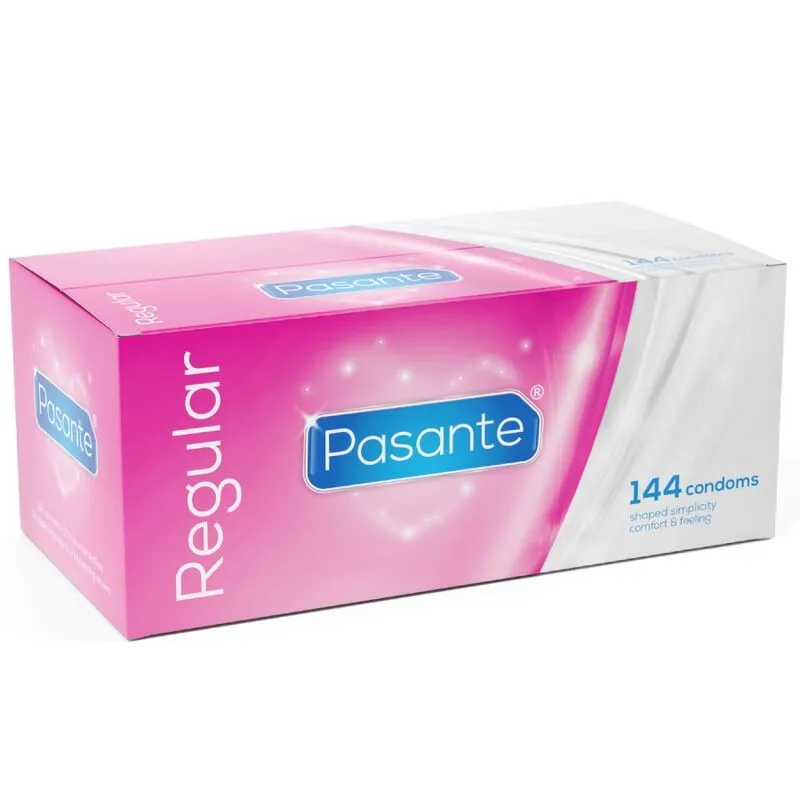 PASANTE - PRÉSERVATIFS RÉGULIERS 144 UNITÉS