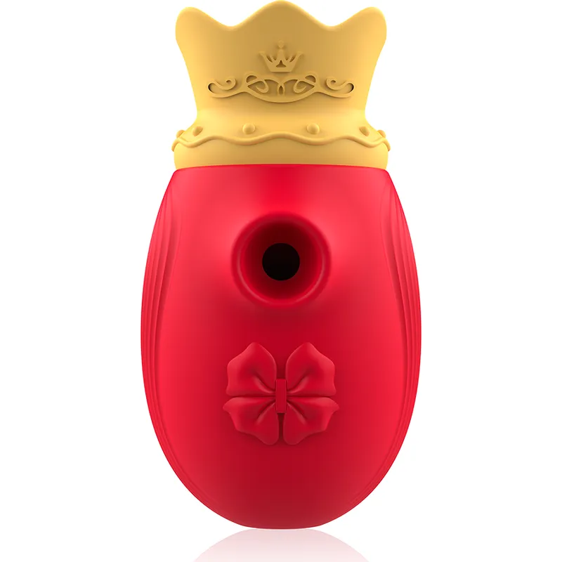 INTENSE - STIMULATEUR CLITORIS 10 MODES D'ASPIRATION ET DE LÉCHAGE - ROUGE