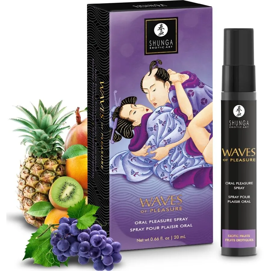 SHUNGA - WAVES PLAISIR SPRAY ORAL SÉDUCTEUR FRUITS EXOTIQUES 20 ML