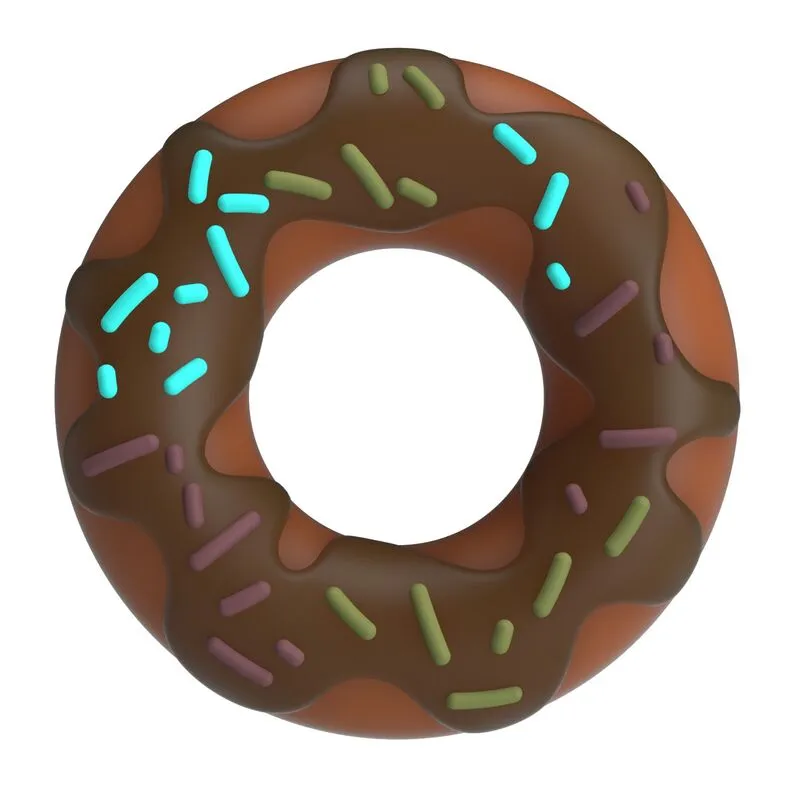 PRETTY LOVE - ANNEAU PÉNIS SUPER DONUT MARRON