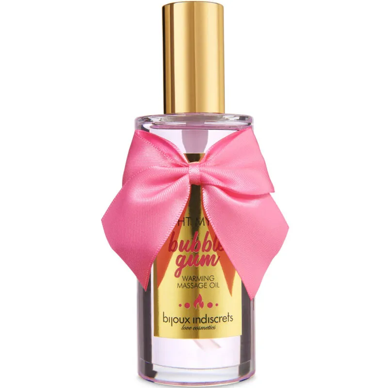 BIJOUX INDISCRETS - HUILE DE MASSAGE LIGHT MY FIRE EFFET CHALEUR SAVEUR GOMME