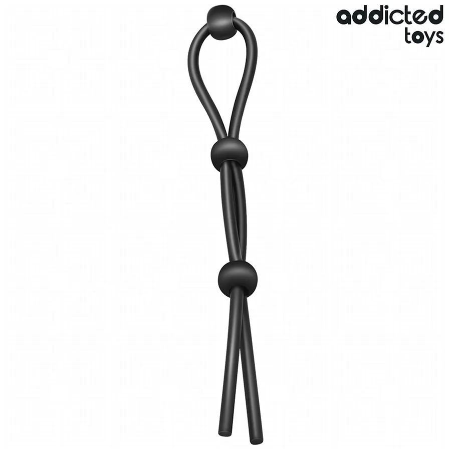 ADDICTED TOYS - CORDE EN SILICONE POUR LE PÉNIS À TRIPLE BOUCLE