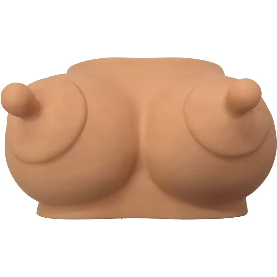 DIABLO PICANTE - TIRELIRE EN FORME DE SEINS TON CLAIR