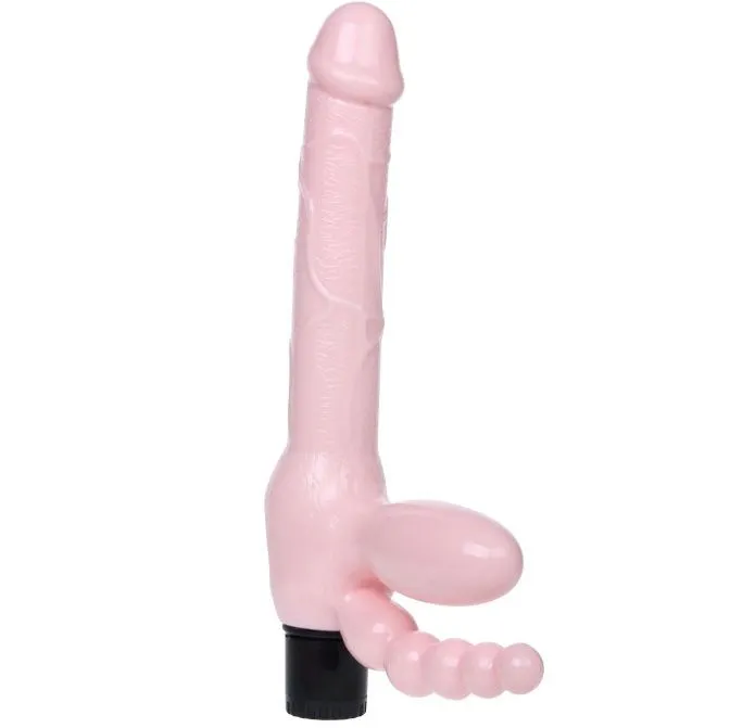 BAILE - HARNAIS SANS CORDE TPR AVEC VIBRATION ET STIMULATION ANAL 25.4 CM