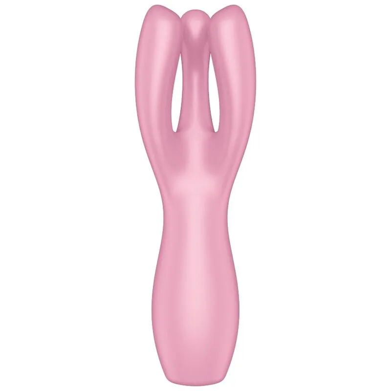 SATISFYER - VIBRATEUR THREESOME 3 ROSE