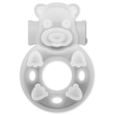 CASUAL LOVE - 26 ANNEAU DE VIBRATEUR TRANSPARENT BUNNY