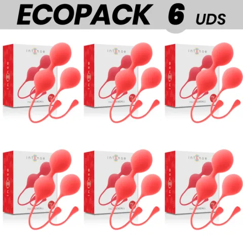 ECOPACK 6 UNITÉS - INTENSE PACK BALLES KEGEL KENDALL ROUGE