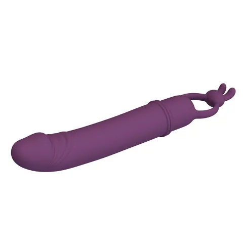 PRETTY LOVE - CORA VIBRATEUR EN FORME DE PÉNIS AVEC ANNEAU DE RÉSISTANCE
