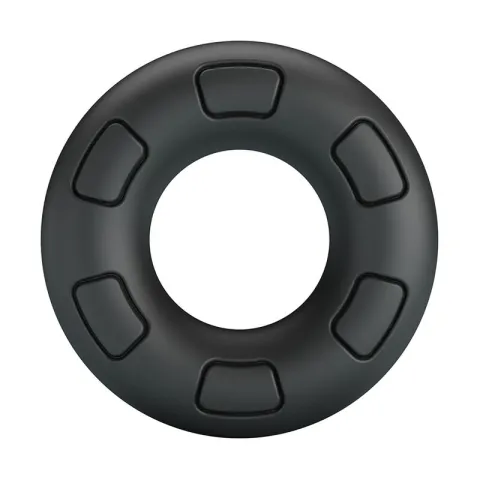 CRAZY BULL - ANNEAU PÉNAL EN SILICONE SUPER DOUX BERTRAM NOIR