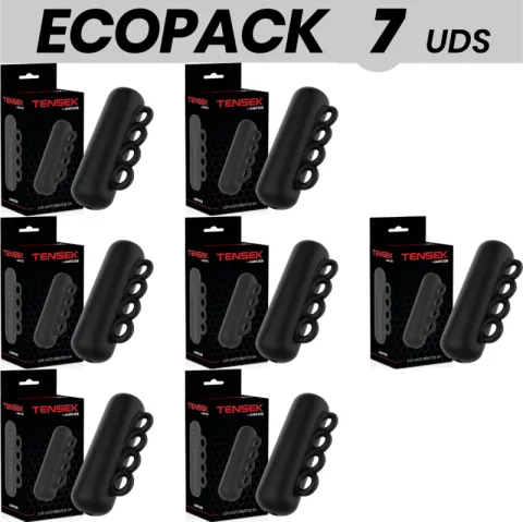 ECOPACK 7 UNITÉS - JAMYJOB MASTURBATEUR EXTREME TENSEK 5 NOIR