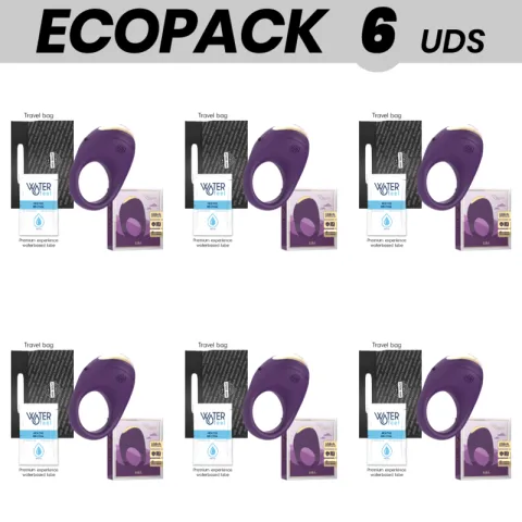 ECOPACK 6 UNITÉS - TREASURE ROBIN VIBRATING RING COMPATIBLE CON WATCHME WIRELESS TECHNOLOGY